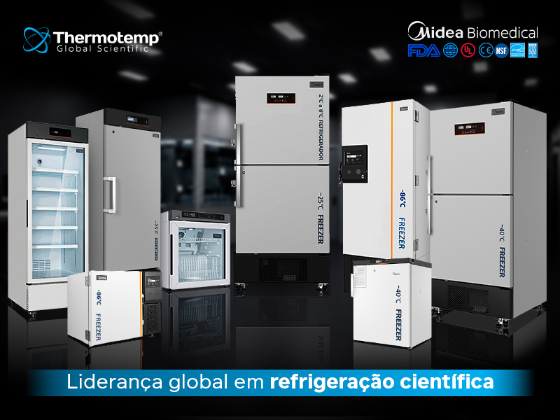 Ultrafreezers, freezers e refrigeradores Thermotemp para vacinas