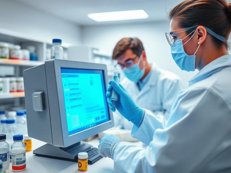 Equipamentos de refrigeração científica em laboratório